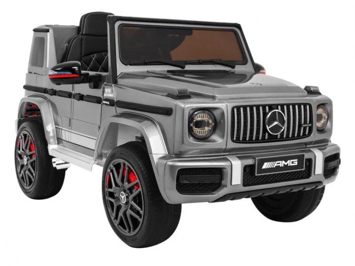 Електромобіль для дітей Ramiz Mercedes AMG G63 Сріблястий лакований (5903864904154) - зображення 11