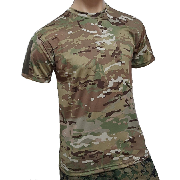 Тактична Футболка Multicam, 100% хб, Туреччина, 46 (SEAM-SHIRT-MTP-46) - изображение 1