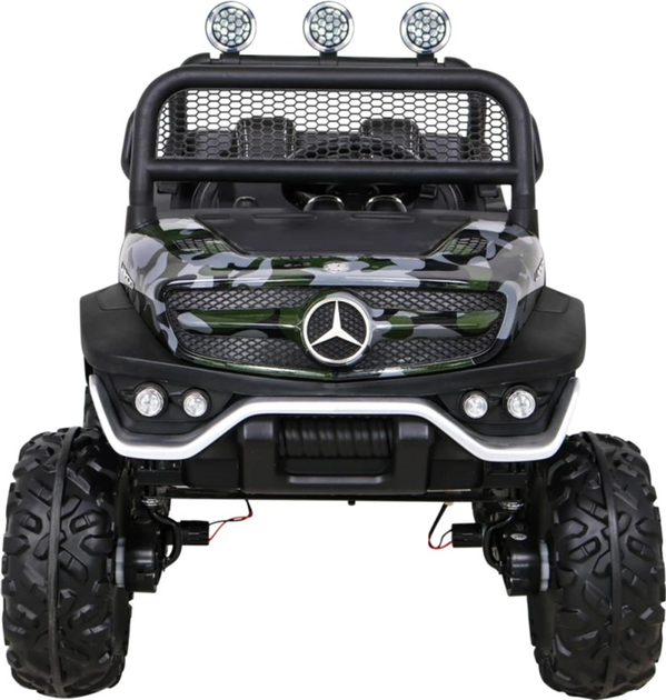 Електромобіль для дітей Ramiz Jeep Mercedes Benz Unimog Камуфляжний лакований (5903864914849) - зображення 3