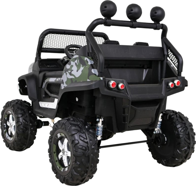 Електромобіль для дітей Ramiz Jeep Mercedes Benz Unimog Камуфляжний лакований (5903864914849) - зображення 5