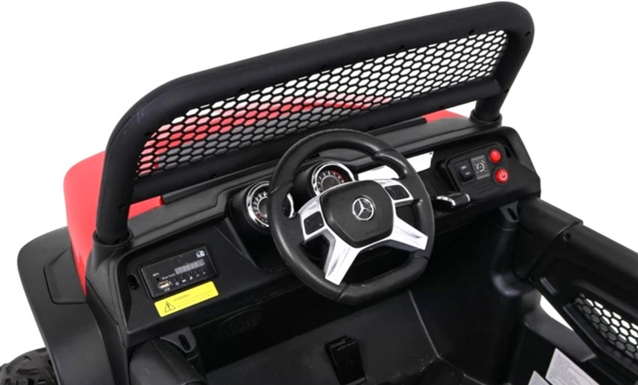 Електромобіль для дітей Ramiz Jeep Mercedes Benz Unimog Червоний (5903864907681) - зображення 6