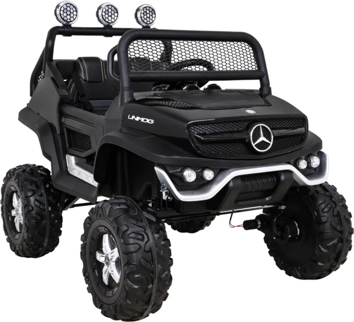 Електромобіль для дітей Ramiz Jeep Mercedes Benz Unimog Чорний (5903864914825) - зображення 10