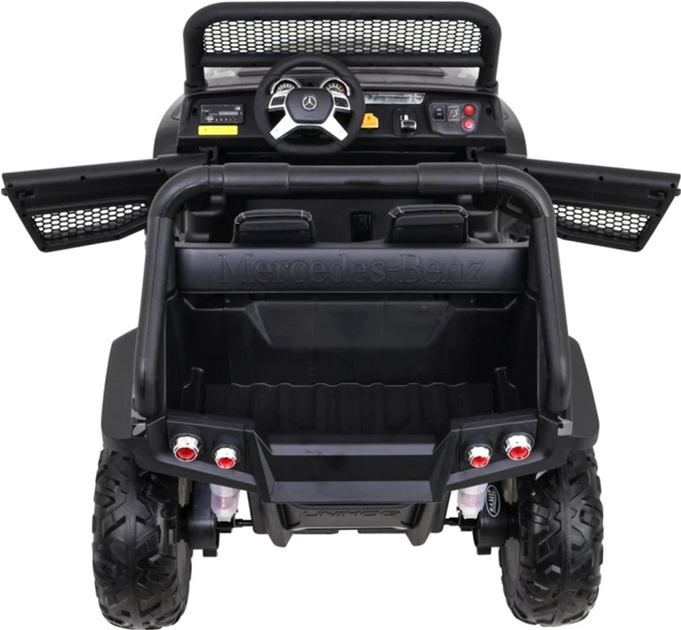 Електромобіль для дітей Ramiz Jeep Mercedes Benz Unimog Камуфляжний лакований Зелений (5903864907698) - зображення 8