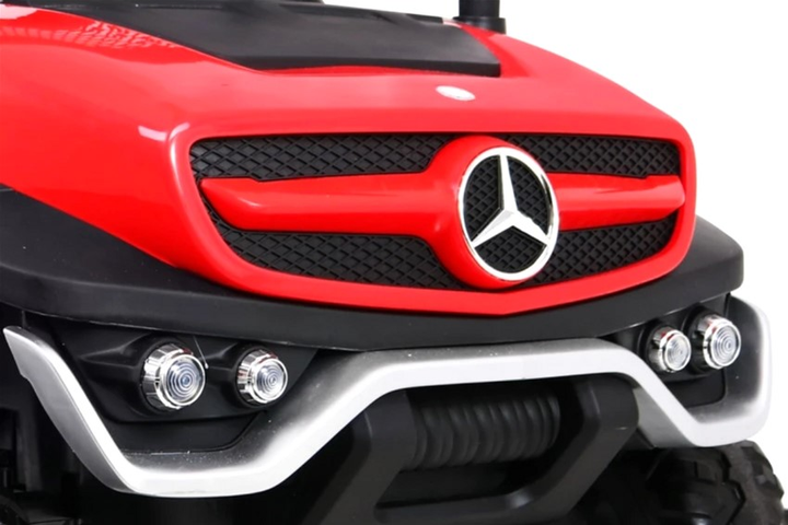 Електромобіль для дітей Ramiz Jeep Mercedes Benz Unimog Червоний (5903864907681) - зображення 12