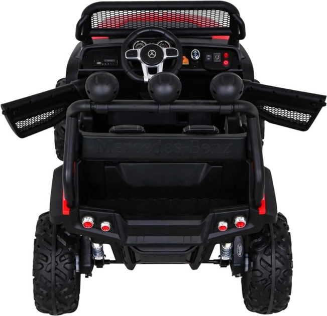 Samochód elektryczny dla dzieci Ramiz Jeep Mercedes Benz Unimog Terenowy Czerwony (5903864914832) - obraz 7