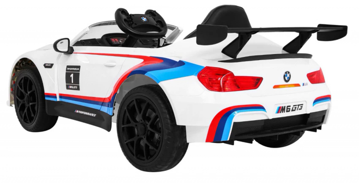 Електромобіль для дітей Ramiz BMW M6 GT3 Білий (5903864903973) - зображення 5