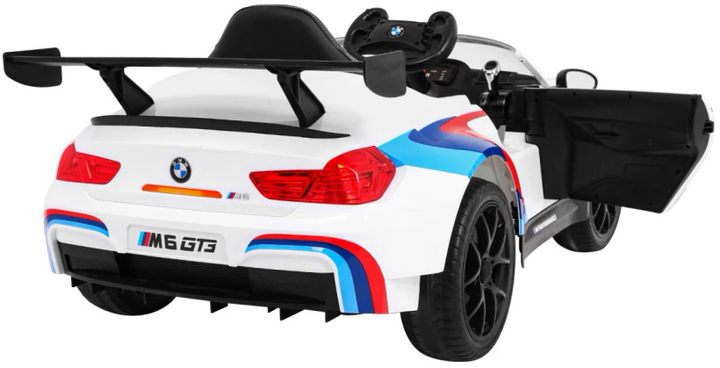 Електромобіль для дітей Ramiz BMW M6 GT3 Білий (5903864903973) - зображення 11