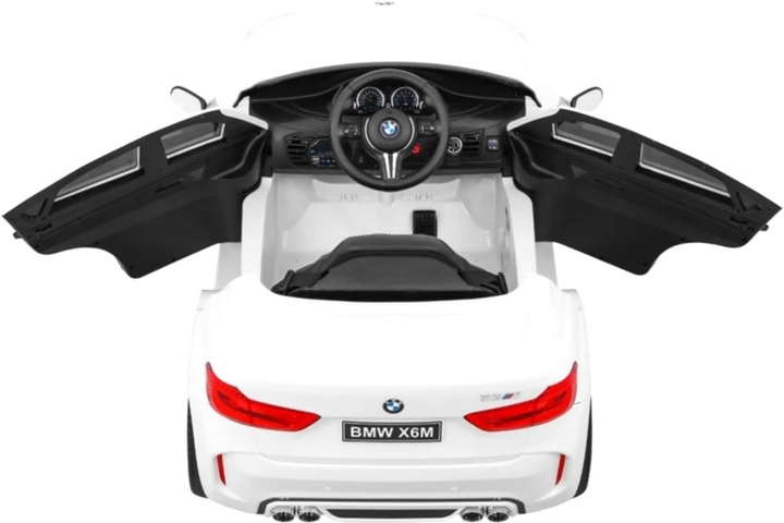 Samochód elektryczny dla dzieci Ramiz BMW X6M Biały (5903864906493) - obraz 7