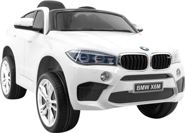 Samochód elektryczny dla dzieci Ramiz BMW X6M Biały (5903864906493) - obraz 13