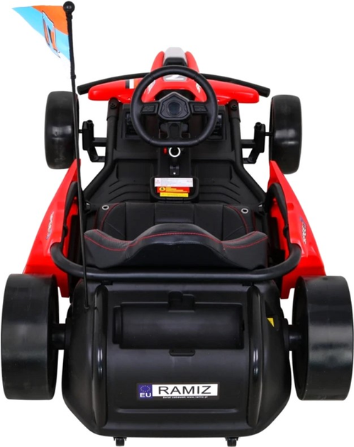 Gokart elektryczny dla dzieci Ramiz Speed 7 Drift King Czerwony (5903864952063) - obraz 7