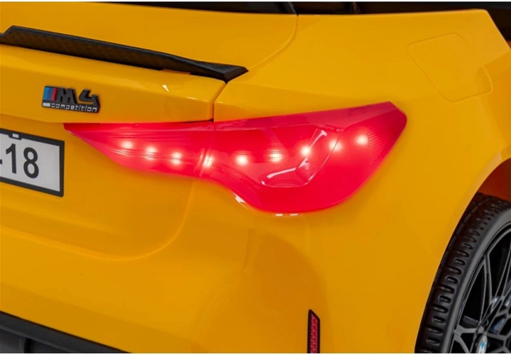 Електромобіль для дітей Ramiz BMW M4 Жовтий (5903864940695) - зображення 14