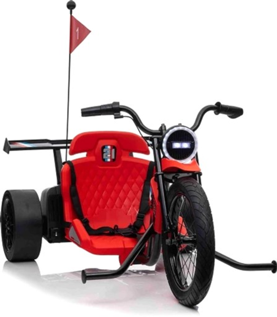 Електрокарт Ramiz Drift Bike 21 Червоний (5903864942002) - зображення 2