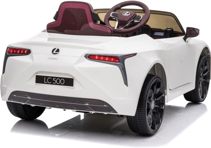 Samochód elektryczny dla dzieci Ramiz Lexus LC500 Biały (5903864941104) - obraz 4