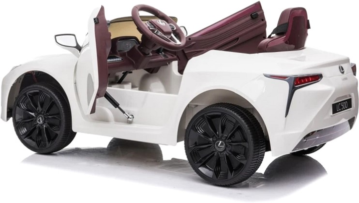 Samochód elektryczny dla dzieci Ramiz Lexus LC500 Biały (5903864941104) - obraz 6