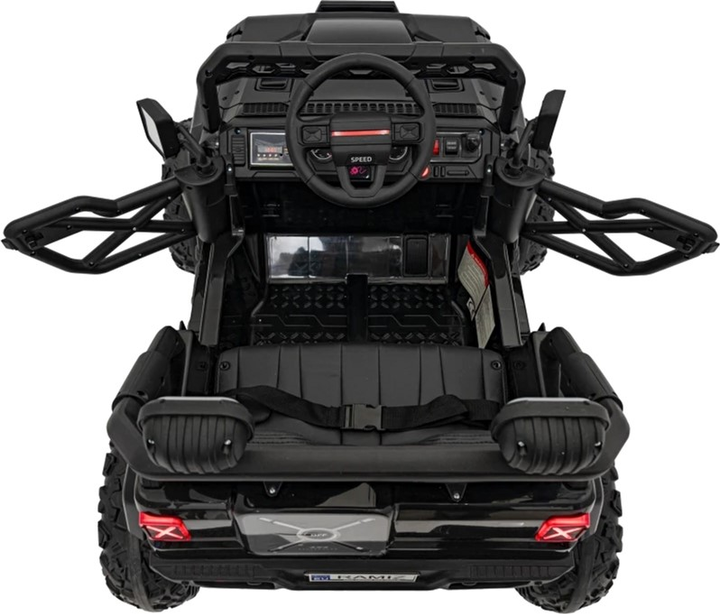 Samochód elektryczny dla dzieci Ramiz Jeep Off Road Speed Czarny (5903864940398) - obraz 9