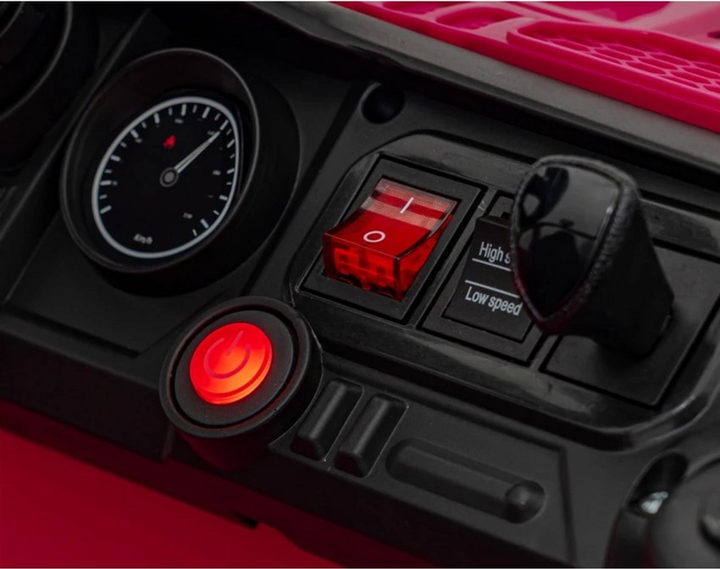 Samochód elektryczny dla dzieci Ramiz Jeep Off Road Speed Różowy (5903864940411) - obraz 10