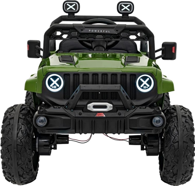 Електромобіль для дітей Ramiz Jeep Off Road Speed Зелений (5903864940404) - зображення 4