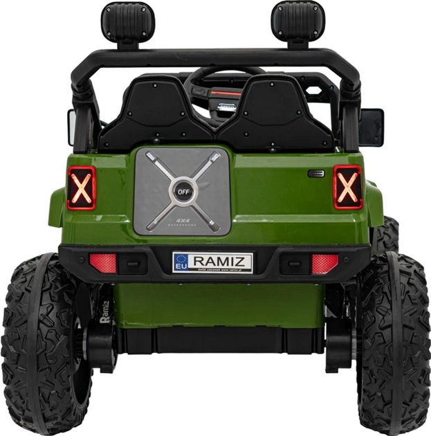 Електромобіль для дітей Ramiz Jeep Off Road Speed Зелений (5903864940404) - зображення 6