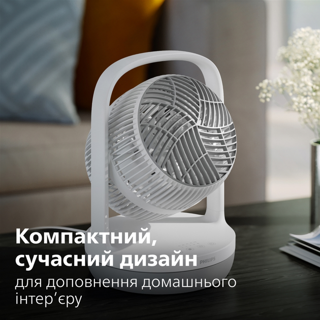 Настільний вентилятор PHILIPS Series 2000 CX2050/00 - зображення 11