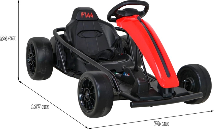 Gokart elektryczny Ramiz FX1 Drift Master Czerwony (5903864913736) - obraz 2