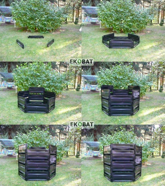 Компостер садовий Ekobat 1050L - изображение 2