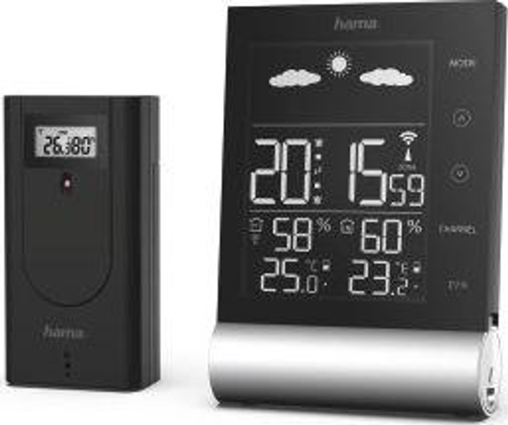 Метеостанція Hama Black line 186417 - изображение 1