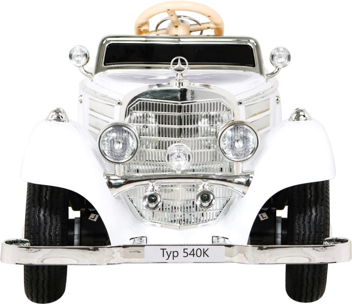 Samochód elektryczny dla dzieci Ramiz Mercedes Benz Retro 540A Biały (5903864913859) - obraz 3