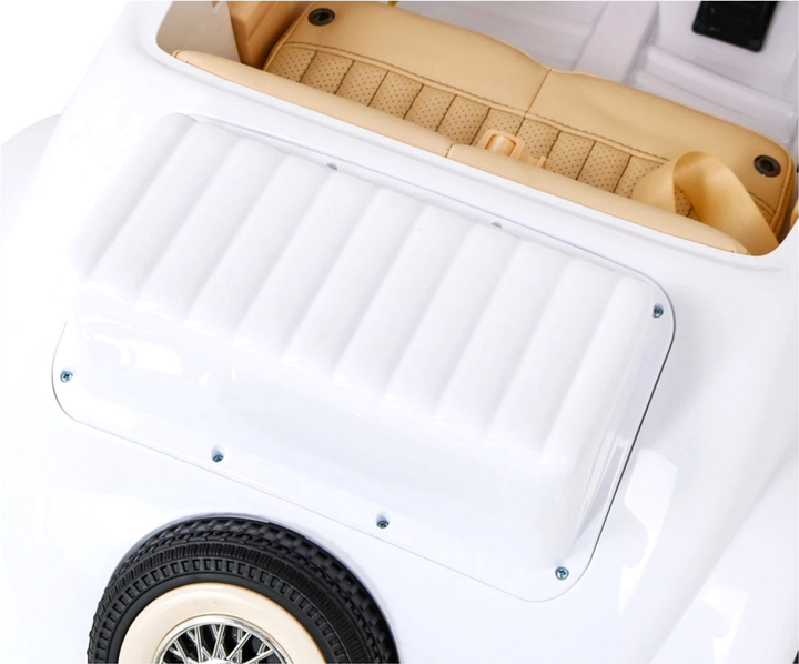 Samochód elektryczny dla dzieci Ramiz Mercedes Benz Retro 540A Biały (5903864913859) - obraz 7
