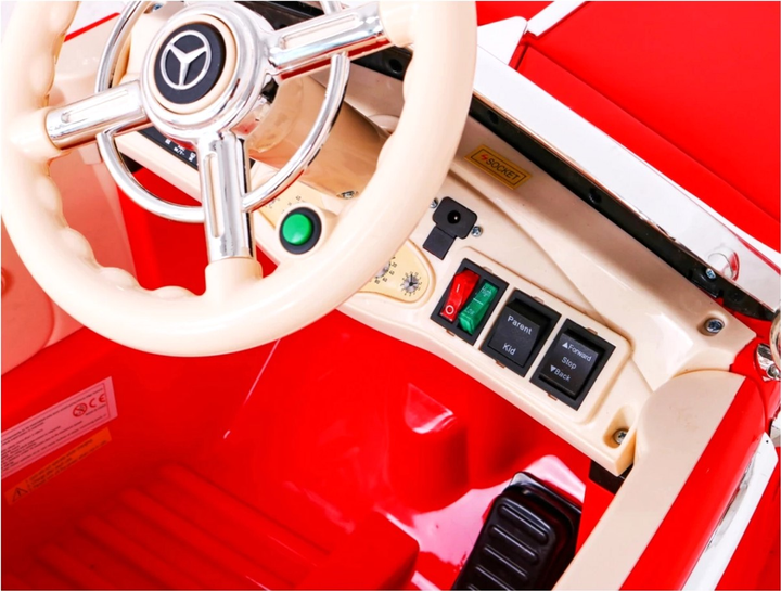Електромобіль для дітей Ramiz Mercedes Benz Retro 540A Червоний (5903864913866) - зображення 10