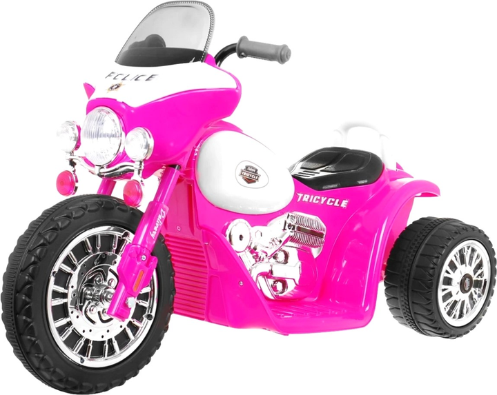 Motocykl elektryczny Ramiz Chopper Różowy (5903864906820) - obraz 1