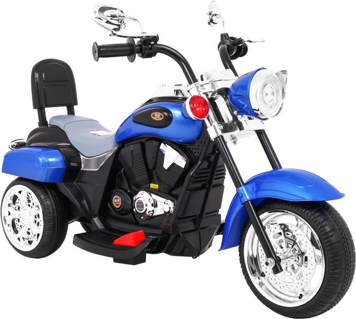 Motocykl elektryczny dla dzieci Ramiz Chopper Night Bike Niebieski (5903864907520) - obraz 8