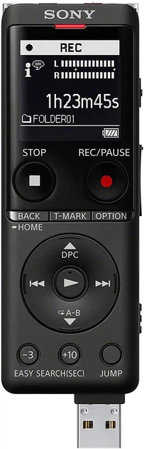 Цифровий диктофон Sony ICD-UX570 Black (ICDUX570B.CE7) - Фото 6 Цифровий диктофон Sony ICD-UX570 Black (ICDUX570B.CE7) - изображение 6
