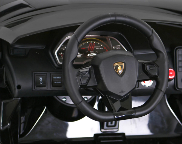 Samochód elektryczny dla dzieci Ramiz Lamborghini SVJ Drift Czarny (5903864914009) - obraz 9