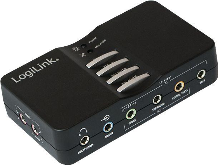 Звукова карта зовнішня LogiLink USB Sound Box 7.1 (UA0099) - изображение 1