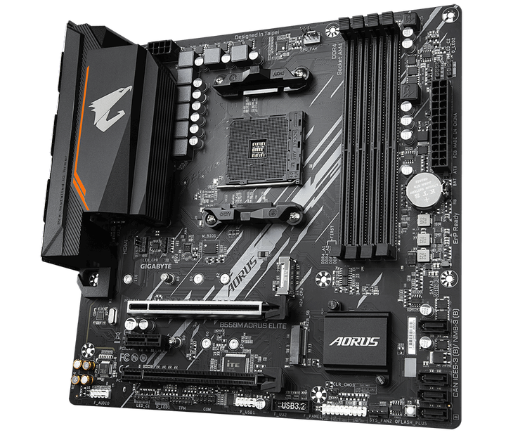 Материнська плата Gigabyte B550M Aorus ELITE - зображення 2