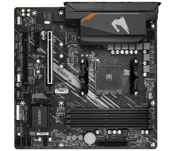Материнська плата Gigabyte B550M Aorus ELITE - зображення 4
