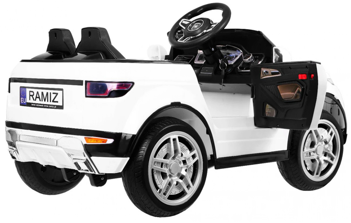 Samochód elektryczny dla dzieci Ramiz Rapid Racer Biały (5903864905441) - obraz 3