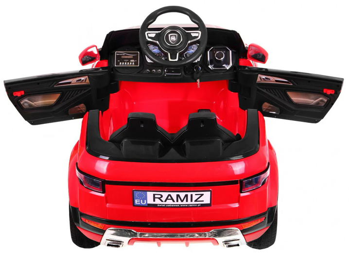 Samochód elektryczny dla dzieci Ramiz Rapid Racer Czerwony (5903864905458) - obraz 4
