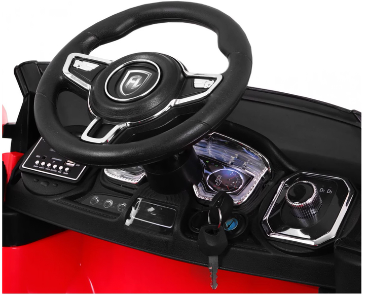 Samochód elektryczny dla dzieci Ramiz Rapid Racer Czerwony (5903864905458) - obraz 7