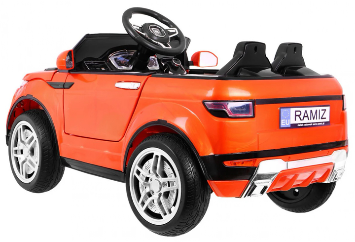 Samochód elektryczny dla dzieci Ramiz Rapid Racer Pomarańczowy (5903864905489) - obraz 4