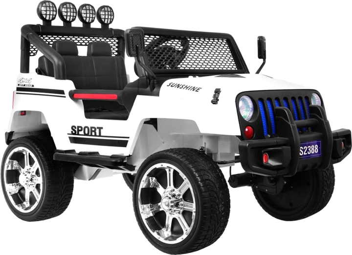 Електромобіль для дітей позашляховий Ramiz Raptor Drifter 4 x 4 Білий (5903864907148) - зображення 4