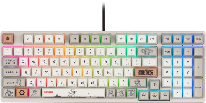 Клавиатура проводная Akko 3098S One Piece Calligraphy 98Key