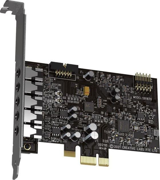 Звукова карта внутрішня Creative Labs Sound Blaster Audigy FX V2 (70SB187000000) - изображение 3