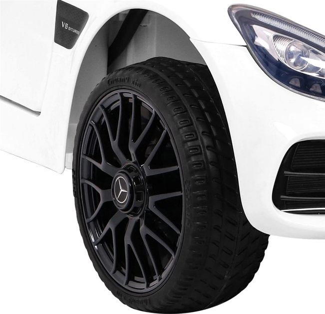 Електромобіль для дітей Ramiz Mercedes Benz GT Білий (5903864914153) - зображення 13