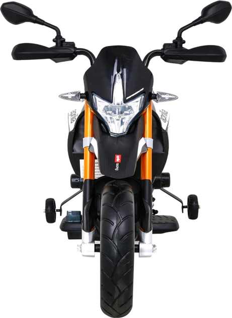 Motocykl elektryczny dla dzieci Ramiz Aprilia Czarny (5903864942873) - obraz 3