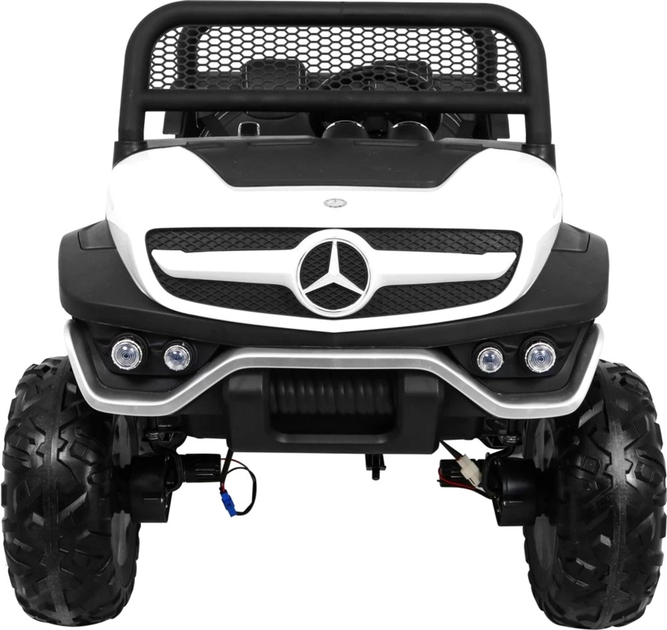 Електромобіль для дітей Ramiz Mercedes Benz Unimog Білий (5903864907674) - зображення 3