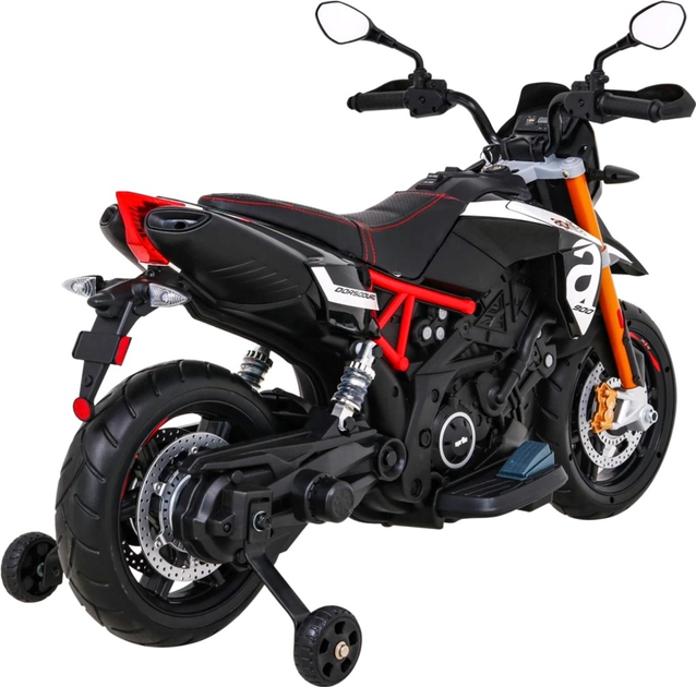 Motocykl elektryczny dla dzieci Ramiz Aprilia Czarny (5903864942873) - obraz 8