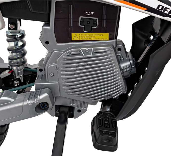Motocykl elektryczny dla dzieci Ramiz Pantone 361C Pomarańczowy (5903864941692) - obraz 15