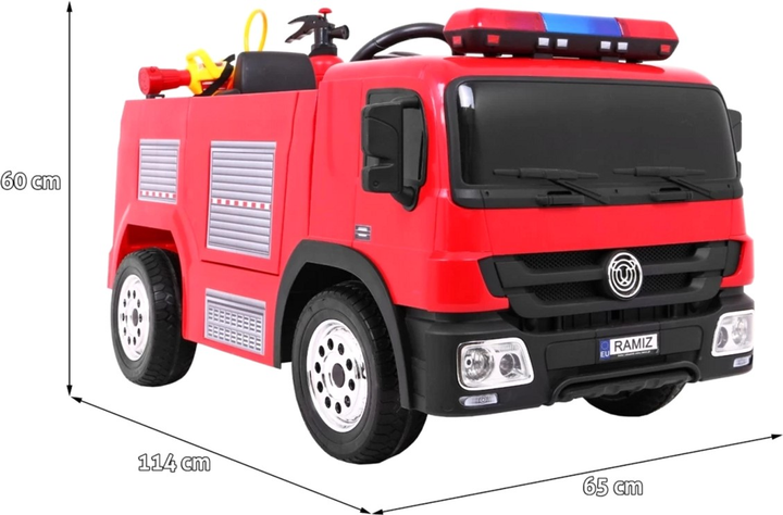 Samochód elektryczny Ramiz Straż Pożarna (5903864907384) - obraz 2
