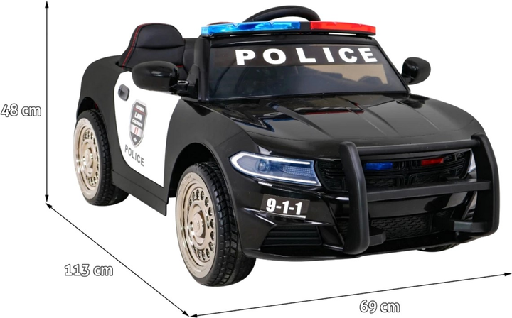 Samochód elektryczny Ramiz Super Police (5903864913507) - obraz 2